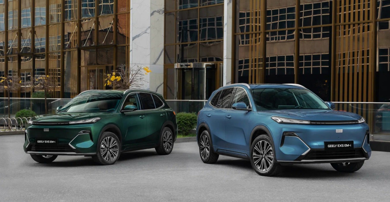 В АСПЭК-Авто начались продажи гибридного кроссовера Geely EX5 EM-i